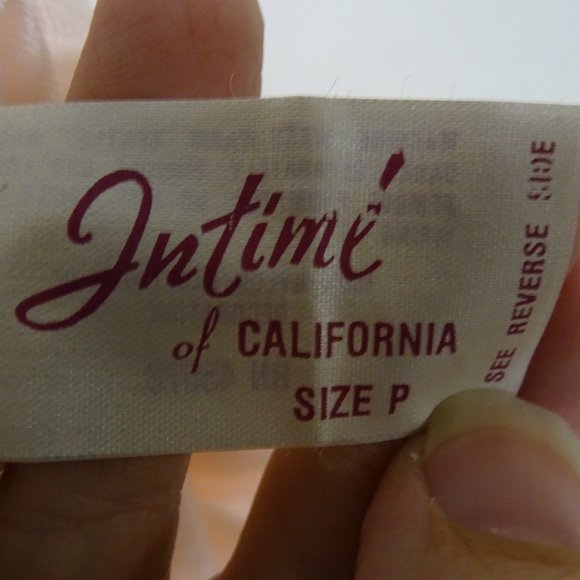 Vintage Intime of California Nightgown Pink Size P - Picture 7 of 8